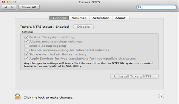 remove tuxera ntfs for mac